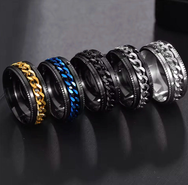 HellMark Stainless Steel Ring Collection