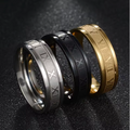 HellMark Stainless Steel Roman Digital Ring