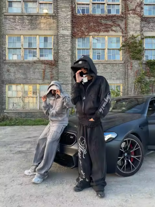 HellMark 2 Piece Track Suit Streetwear - Premium Quality