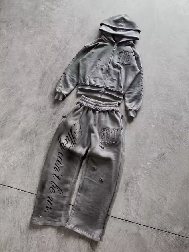 HellMark 2 Piece Track Suit Streetwear - Premium Quality