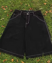 HellMark Jorts Men Black Denim