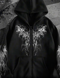 HellMark Angel Wings Print Hoodie