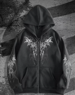 HellMark Angel Wings Print Hoodie