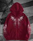 HellMark Angel Wings Print Hoodie