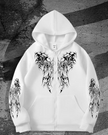 HellMark Angel Wings Print Hoodie