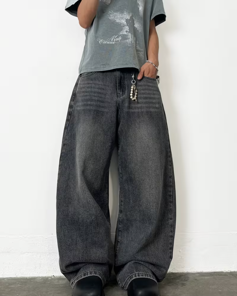 HellMark Trendy Ultra-Baggy Jeans