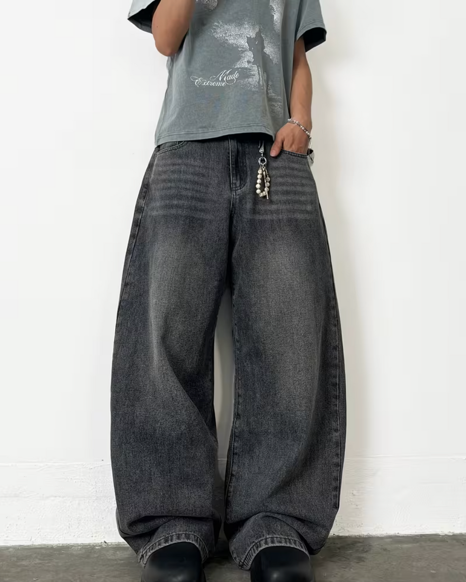 HellMark Trendy Ultra-Baggy Jeans