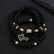 HellMark Cross Lava Rock Bracelet