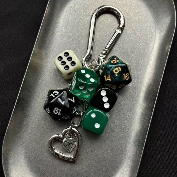 HellMark Vintage Dice Keychain