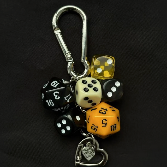 HellMark Vintage Dice Keychain