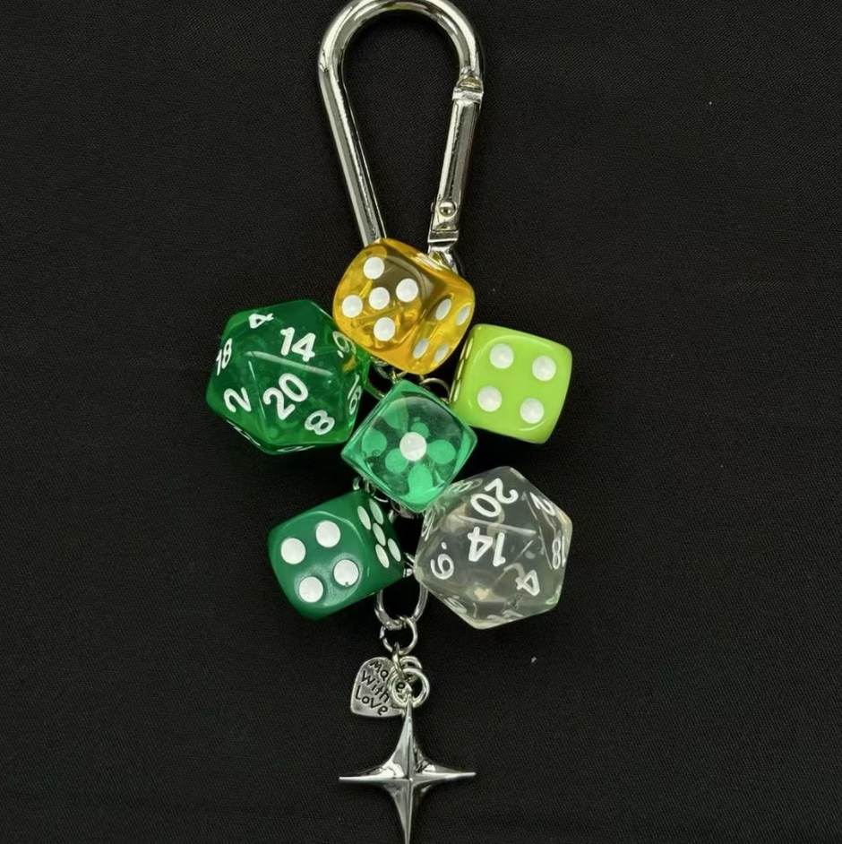 HellMark Vintage Dice Keychain