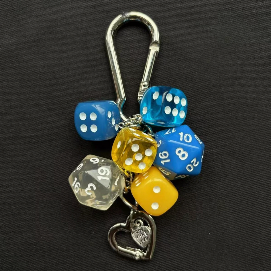 HellMark Vintage Dice Keychain