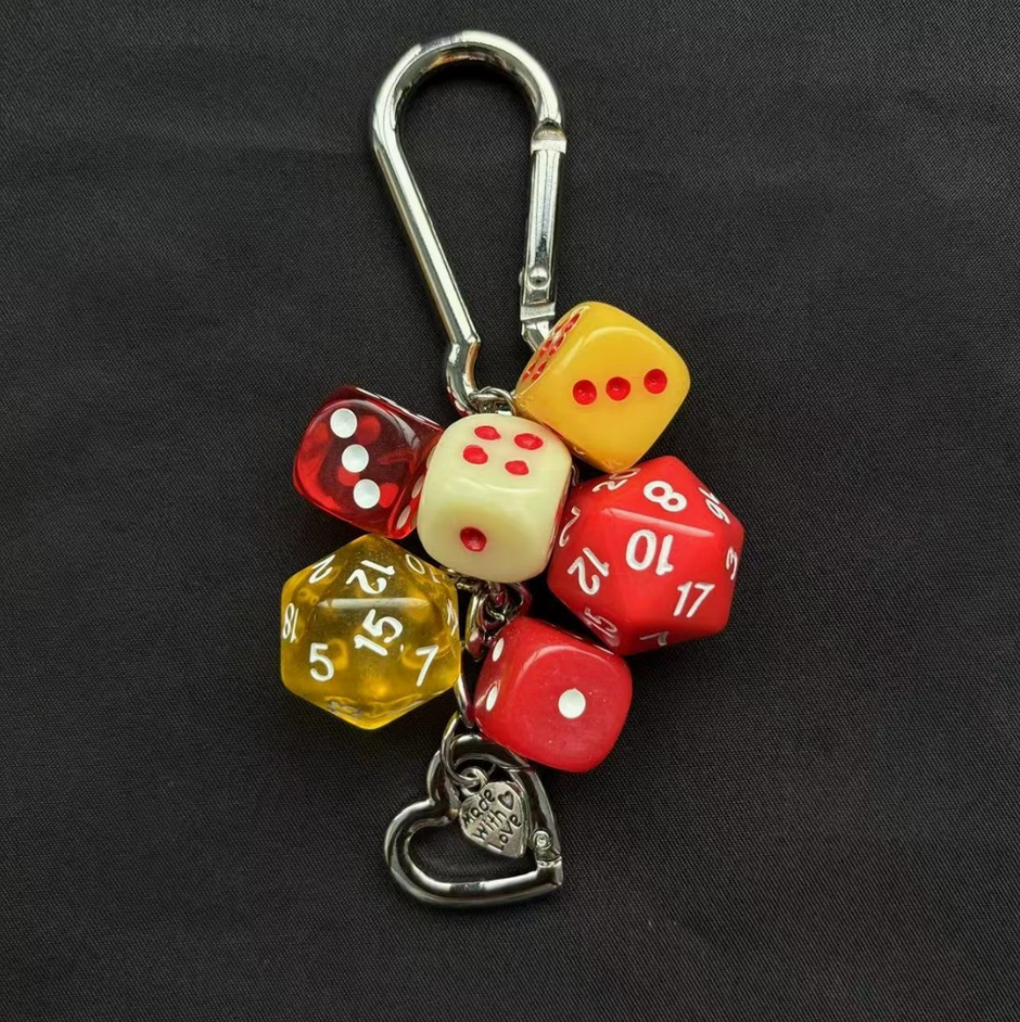 HellMark Vintage Dice Keychain