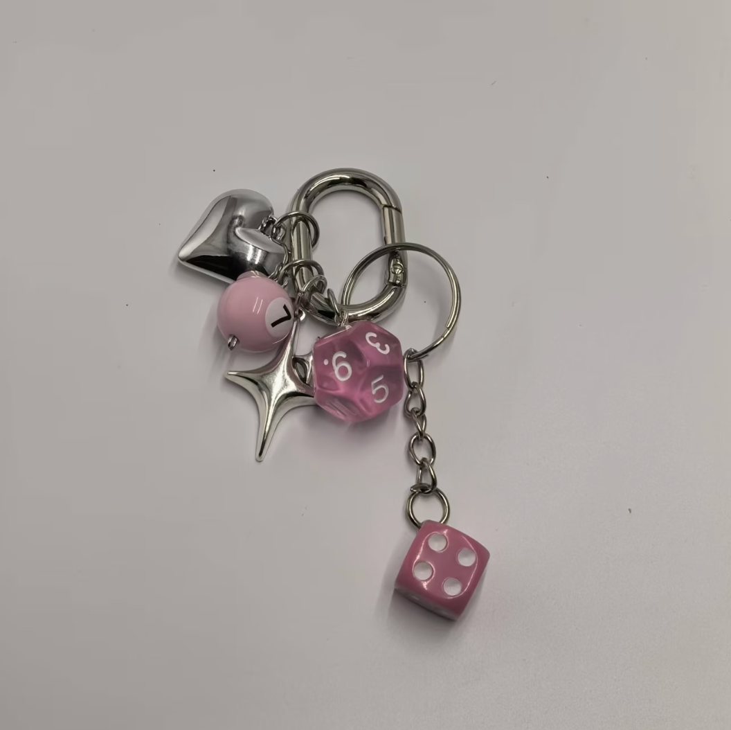 HellMark Vintage Dice Keychain (12 side)