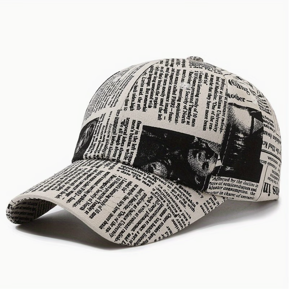HellMark Vintage NewsPaper Style Hat
