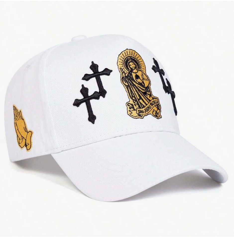 HellMark Jesus Cross Embroidered Hat