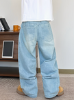 HellMark Loose Baggy Blue Everyday Jeans