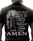 HellMark Graphic Devil Amen T-Shirt