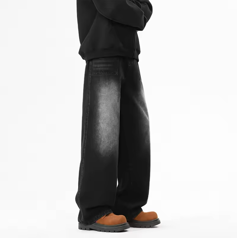 HellMark Baggy Washed Jeans