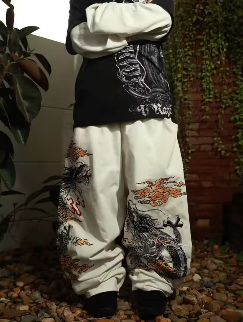 HellMark White Retro Korean Denim